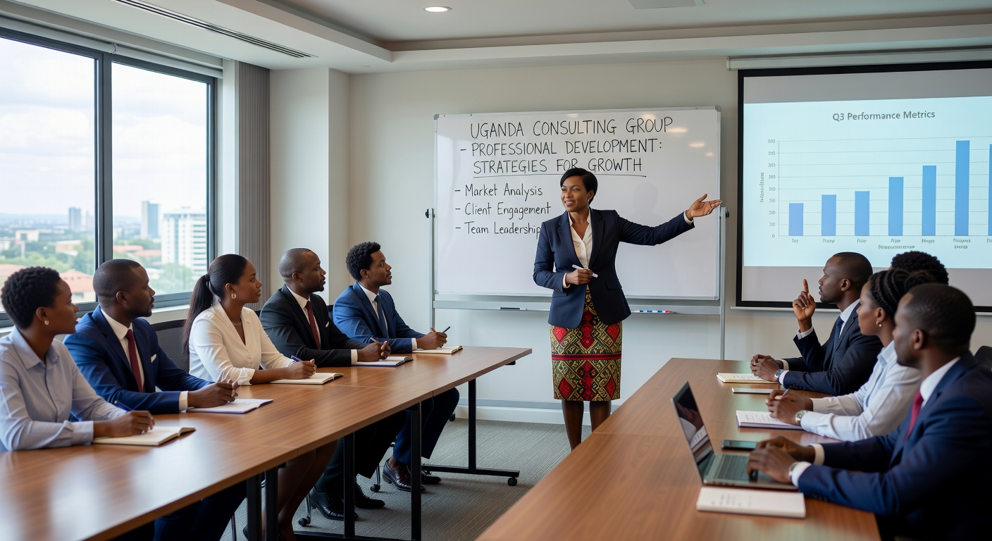 Consultant leading a coaching session