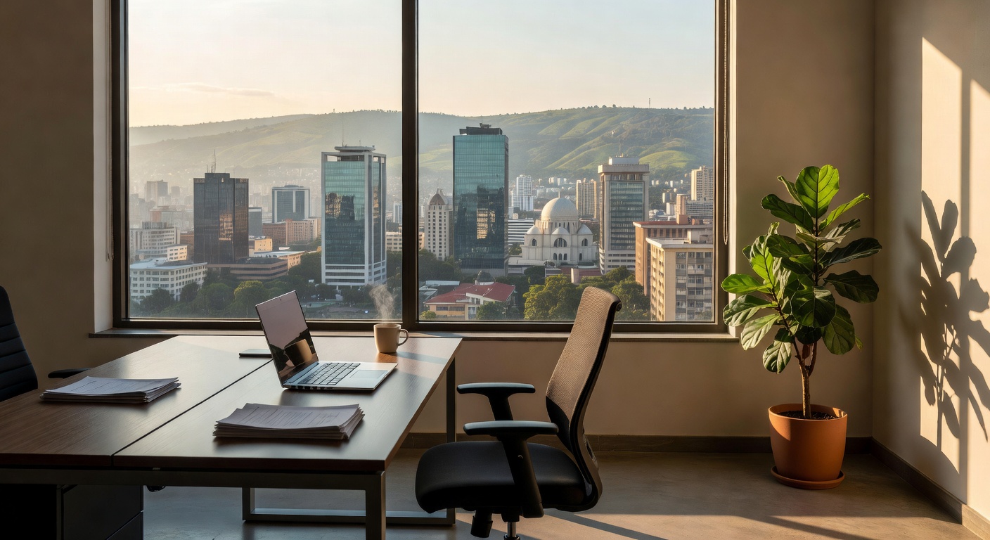 Professional office environment in Kampala